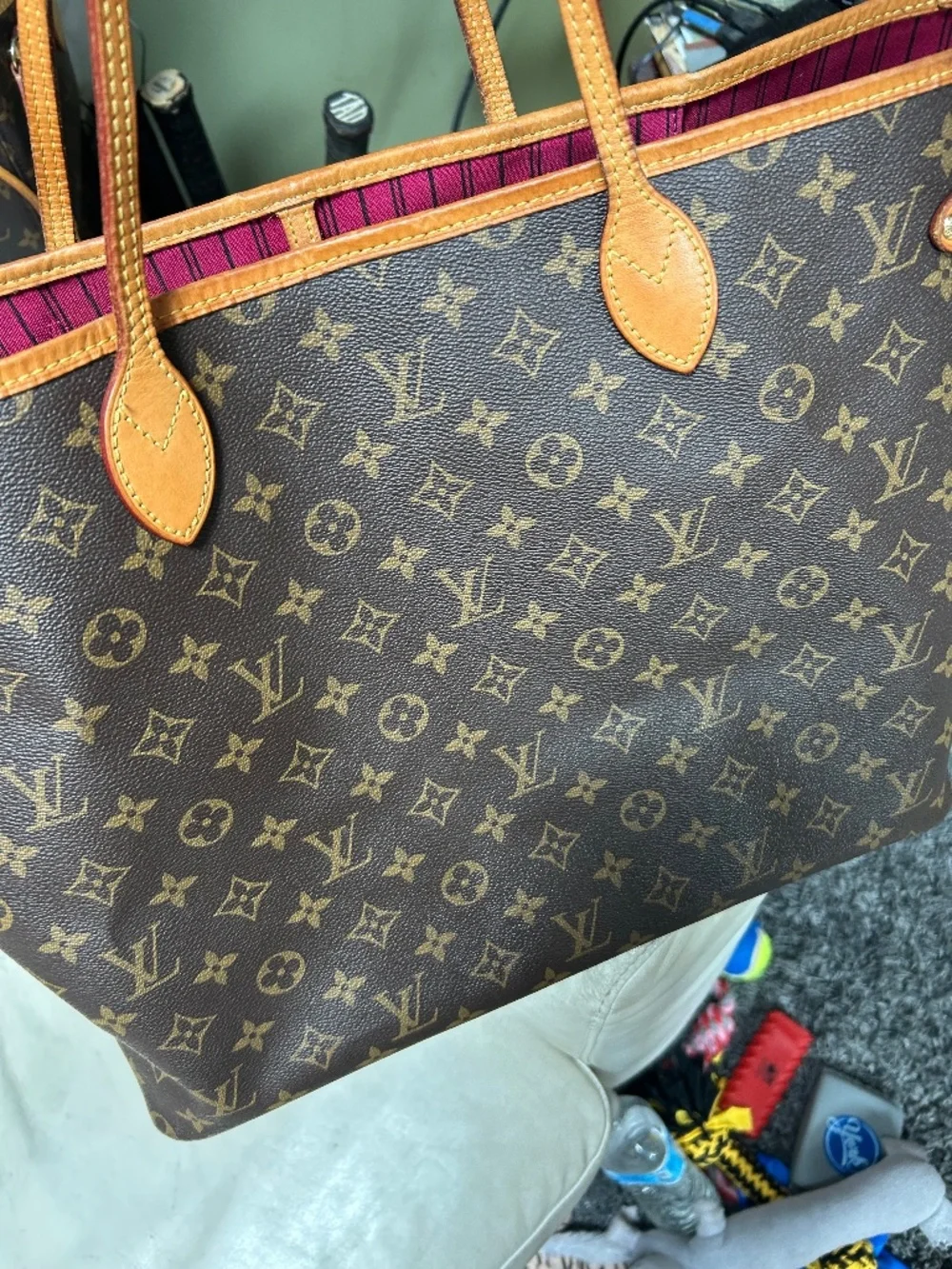 XXL Louis Vuitton NEVERFULL GM rare Pivione🩷 - Picture 13 of 14